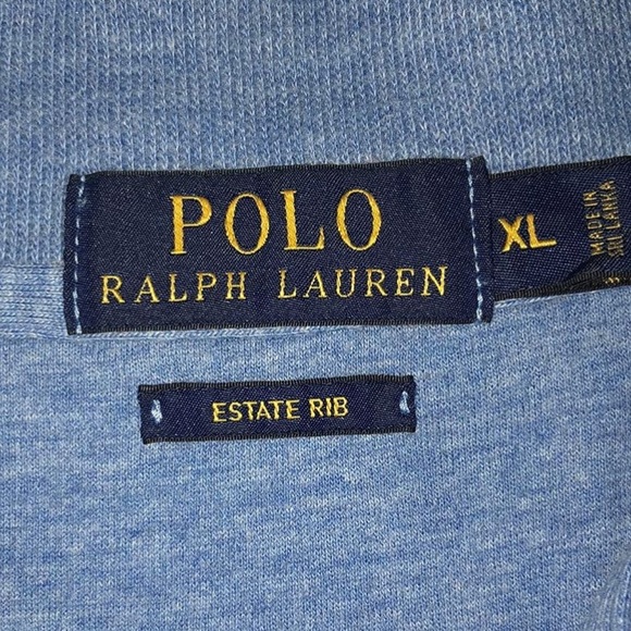 POLO RALPH LAUREN HALF ZIP TURTLE NECK - Picture 3 of 3
